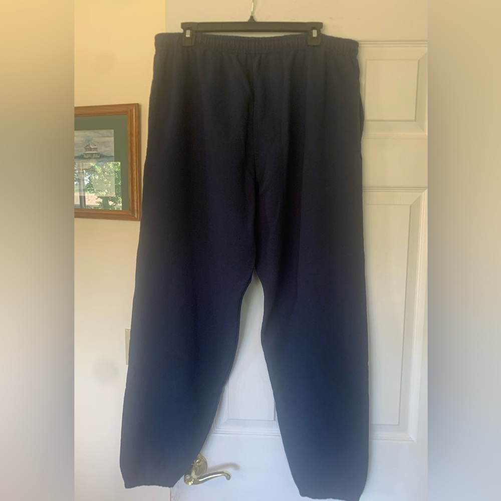 Athletic Works size XL men’s fleece joggers Dark Blue